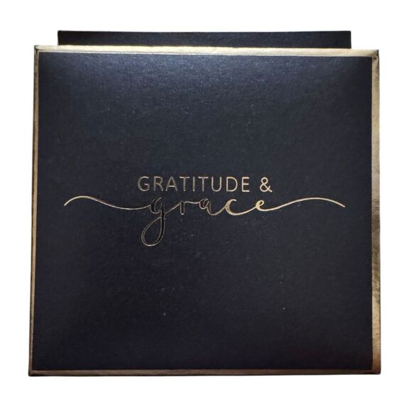 Gratitude & Grace "Faith Hope Love" Sideways Cross Bangle - Picture 5 of 6